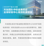 5600RT超大冷量丨天加团队中标金赛药业全球研发中心高效机房项目